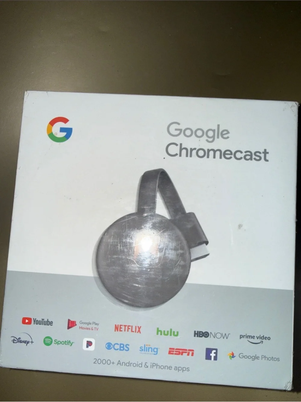 Google Chromecast - Streaming Device with HDMI Cable